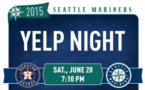 June 20th is Yelp Night at Safeco Field