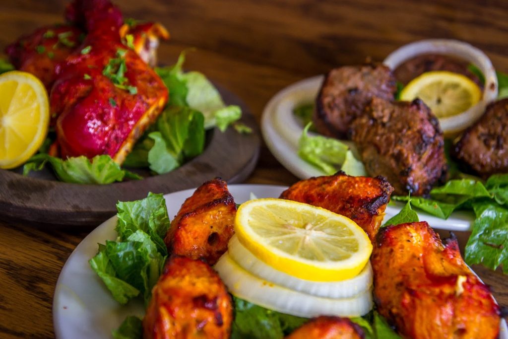 A variety of tandoori dishes from Cedar’s Restaurant. Photo credit: Marketeering Group.