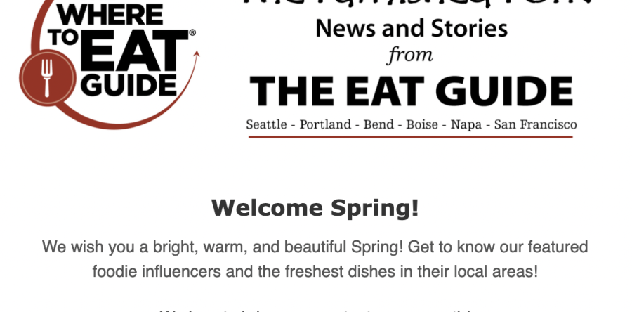 Welcome Spring! – Famished Fork April Issue